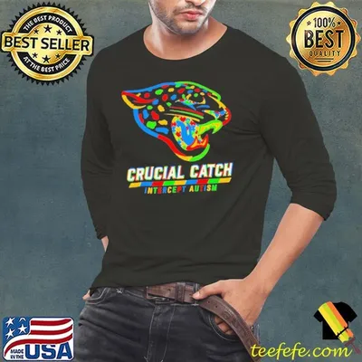 Jacksonville Jaguars crucial catch intercept autism shirt