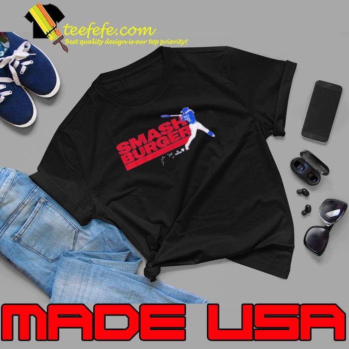 Jake Burger Texas Rangers Smash Burger MLB Signature Unisex