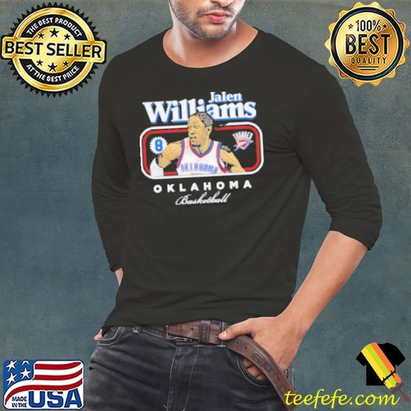 Jalen Williams 8 Oklahoma City Thunder Basketball cover signature Shirt
