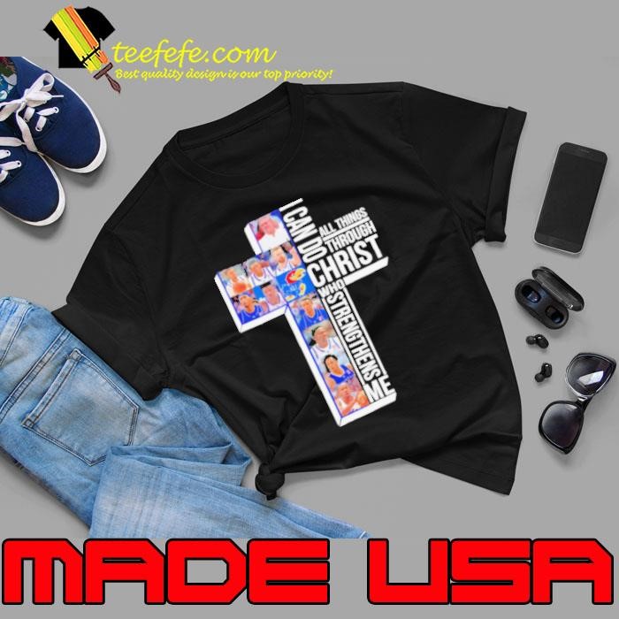 Jayhawk Kansas I can do all things through Christ Unisex