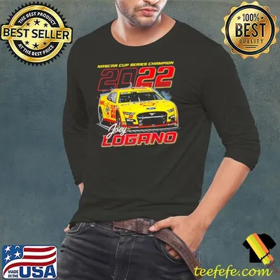Joey Logano 22 Champion American professional stock car racing T-Shirt