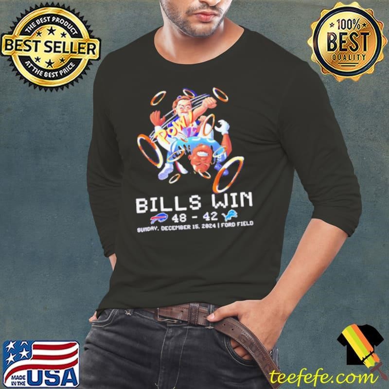 Josh Allen Best QB Ever Buffalo Bills Win Lions Fan shirt