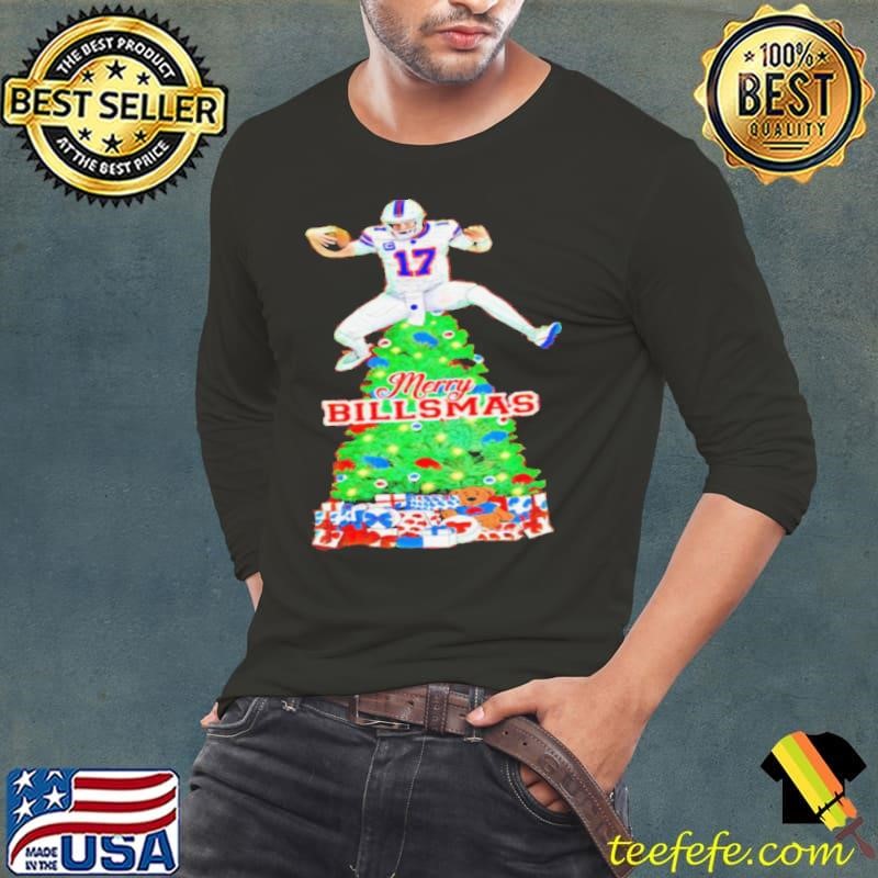 Josh Allen Jump Man Merry Billsmas Buffalo Football Christmas shirt