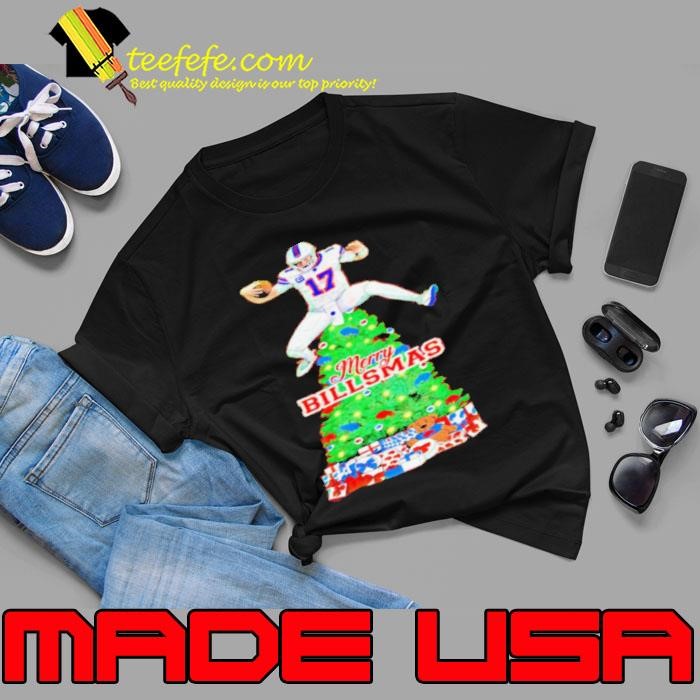 Josh Allen Jump Man Merry Billsmas Buffalo Football Christmas Unisex