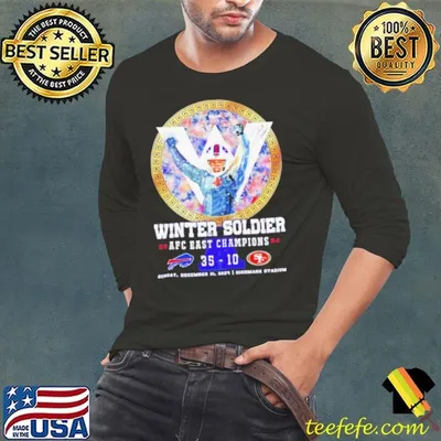 Josh Allen Winter Soldier 2024 Afc East Champions 35 10 49ers shirt