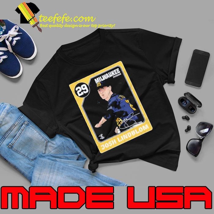 Josh lindblom card American former professional baseball pitcher Unisex