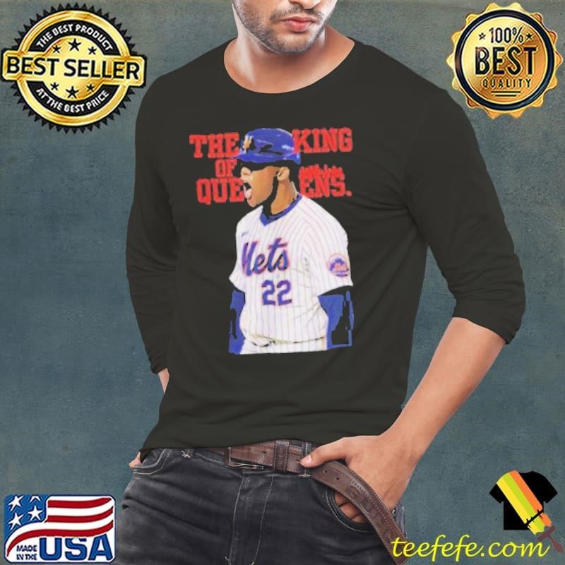Juan Soto The King Of Queens Shirt Tribute To The Mets Star Player Long Sleeve Tee