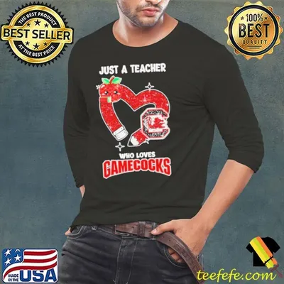 Just a teacher who loves South Carolina Gamecocks shirt
