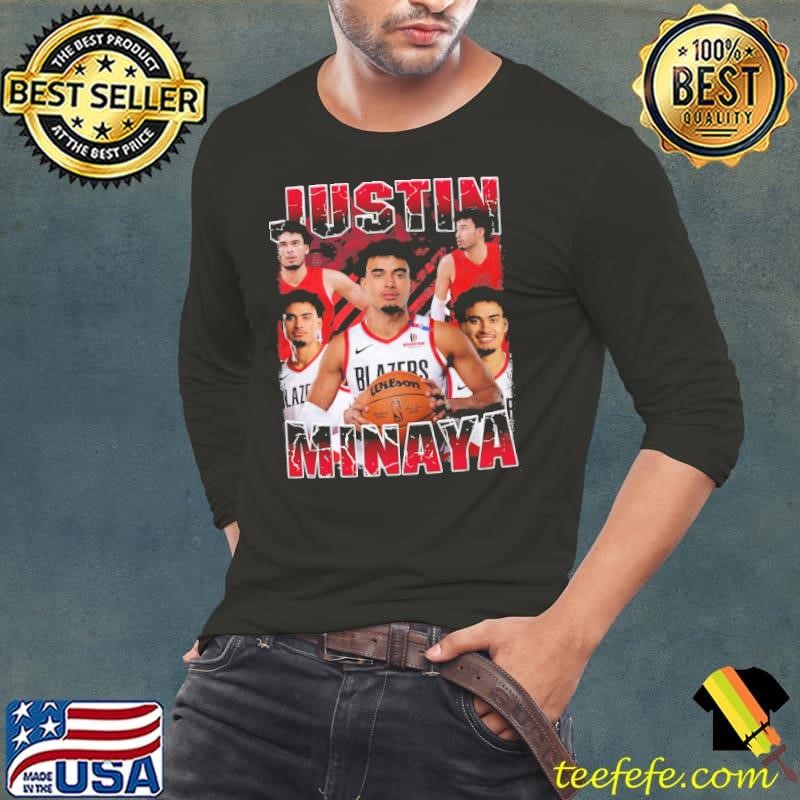 Justin Minaya Dominican-American professional basketball player Portland Trail Blazers T-Shirt