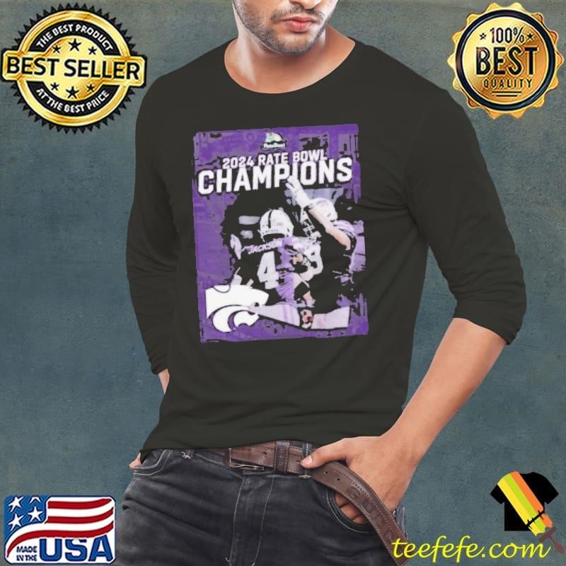K State Wildcats 2024 Rate Bowl Champions Poster Shirt