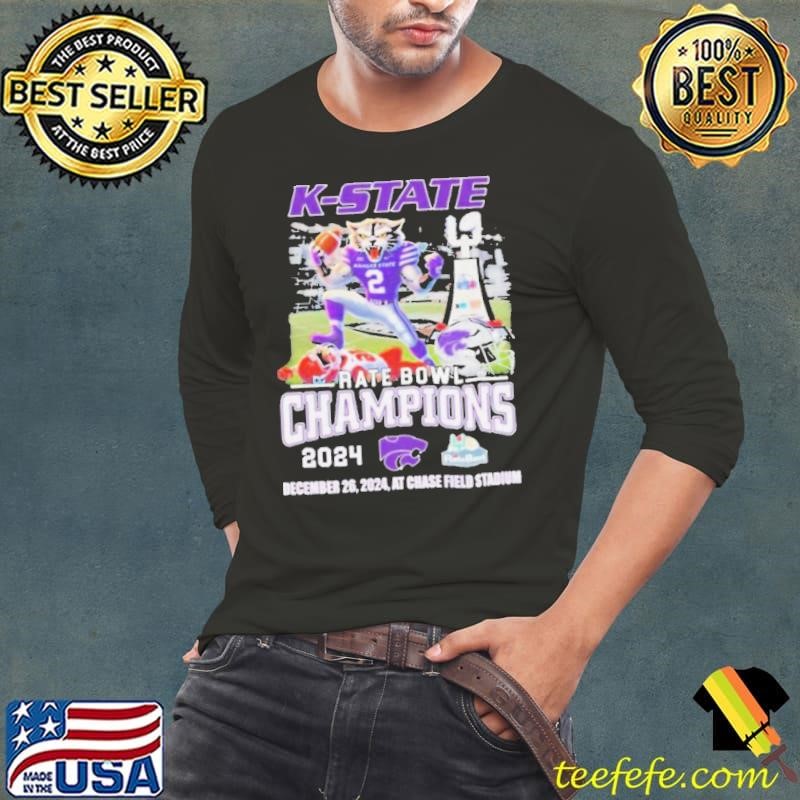 K State Wildcats Rate Bowl Champions 2024 Mascot Shirt