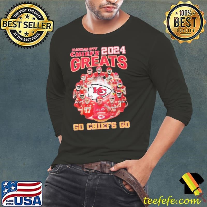 Kansas City Chiefs 2024 Creates Go Chiefs Go Long Sleeve Tee
