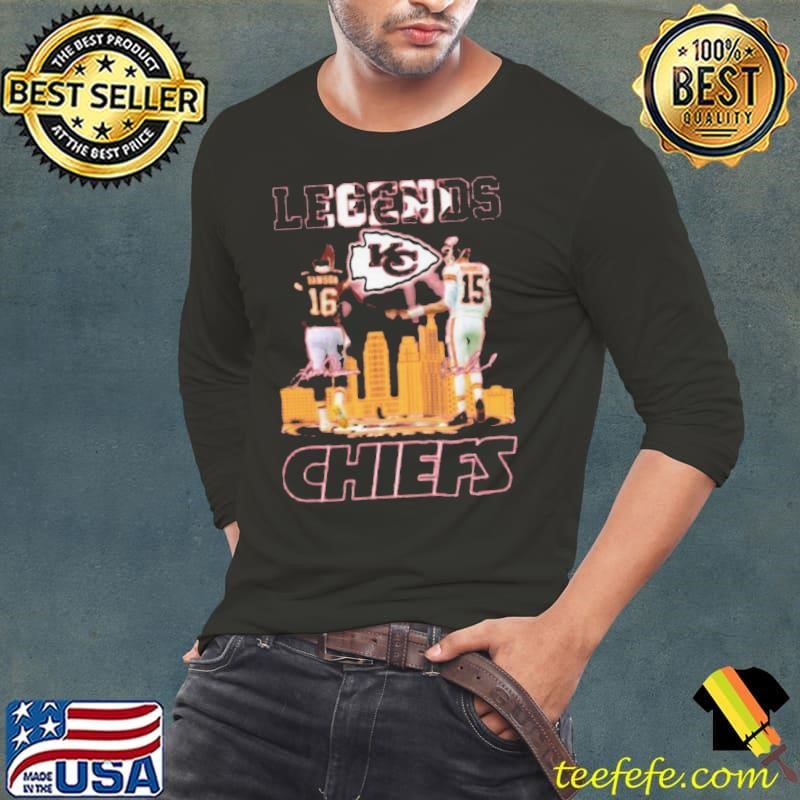 Kansas City Chiefs Legends Dawson And Mahomes T Shirt