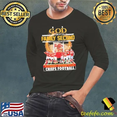 Kansas City God 1st Family 2nd The 9 Straight Division Titles Champs Shirt