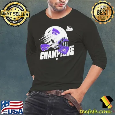 Kansas State Wildcats Rate Bowl Game Champions 2024 Helmet Logo NCAAF shirt