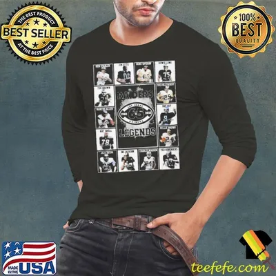 Las Vegas Raiders 1960 2025 Legends 65 Years Shirt