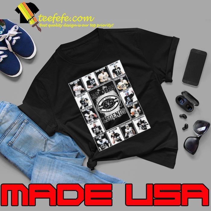 Las Vegas Raiders 1960 2025 Legends 65 Years Unisex