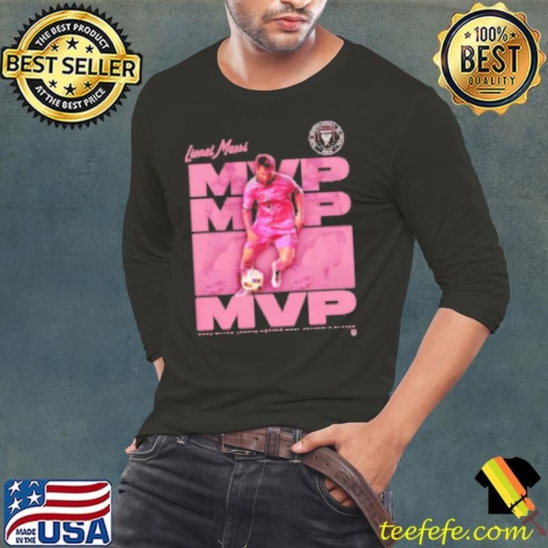 Lionel Messi Inter Miami CF 2024 MLS League MVP Long Sleeve Tee