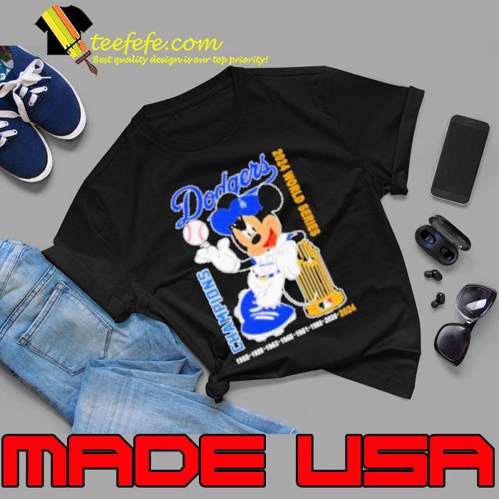 Los Angeles Dodgers x Mickey 2024 World Series Champions Unisex
