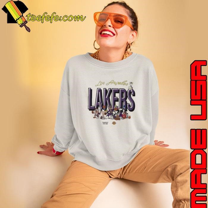 Los Angeles Lakers Looney Tunes All Character Sweatshirt