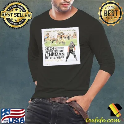 Lucas Scott – Army Black Knights 2024 Offensive Lineman of the Year Signature Poster shirt