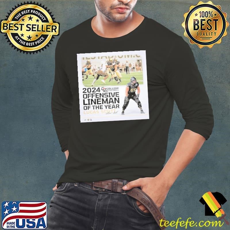 Lucas Scott – Army Black Knights 2024 Offensive Lineman of the Year Signature Poster shirt