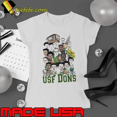 MBB USF Dons Caricature Team 2024 25 Shirt
