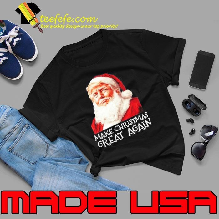 Make A Christmas Great Again Xmas President Trump Maga Santa Unisex