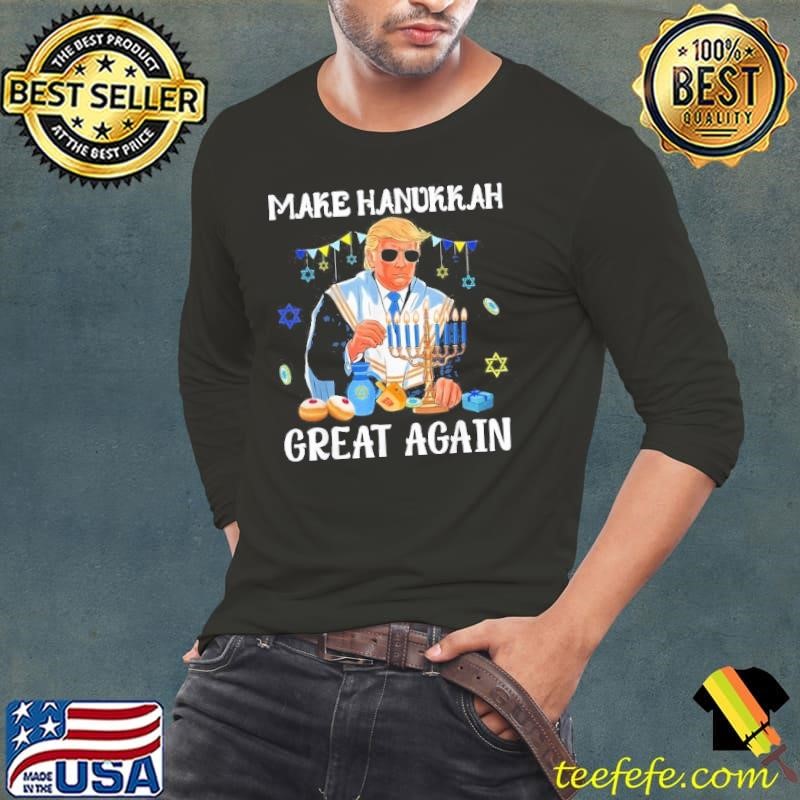Make Hanukkah Great Again Trump Jewish Ugly Chanukah Shirt