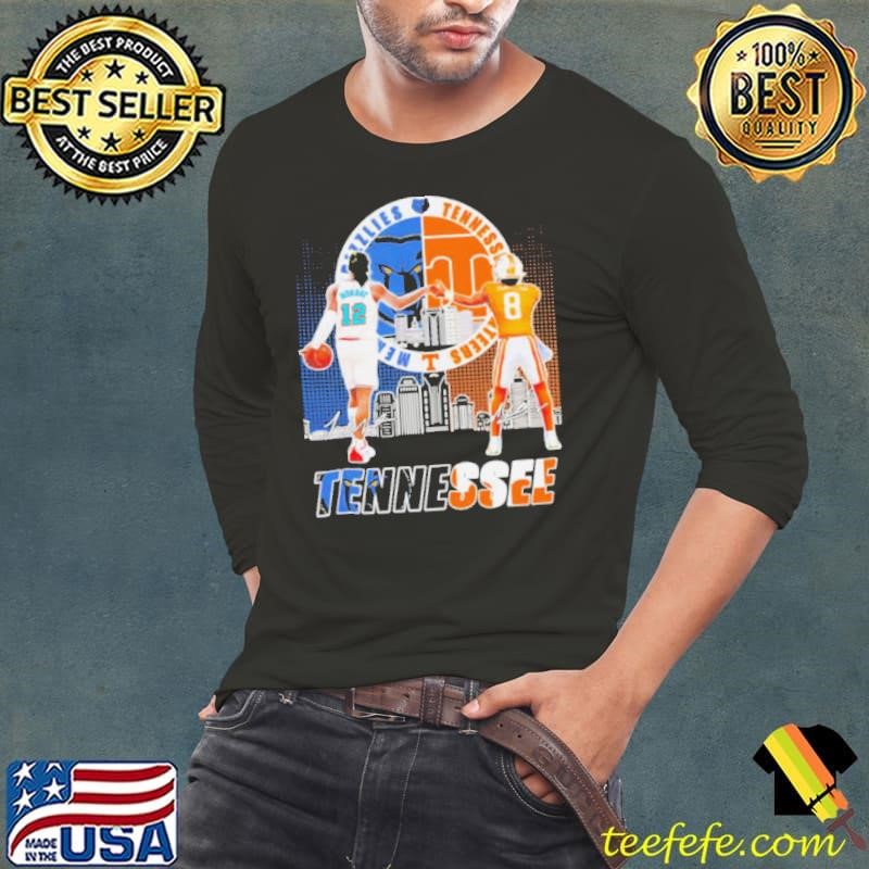 Memphis Grizzlies Ja Morant x Tennessee Volunteers Nico Iamaleava shirt