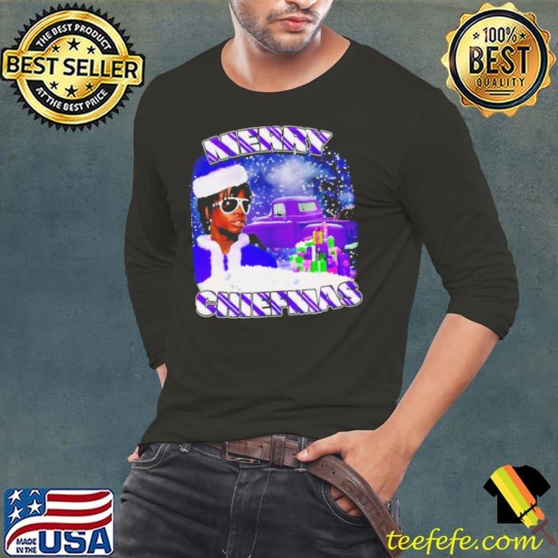 Merry Chiefmas purple tractor shirt