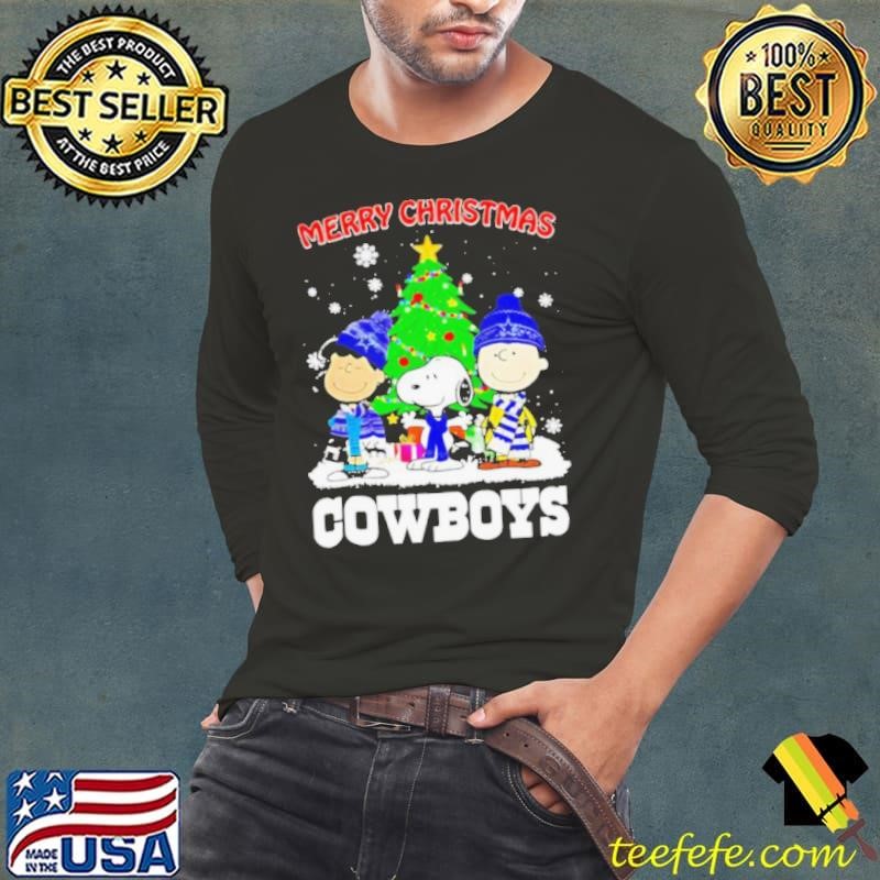 Merry Christmas Dallas Cowboys X Peanuts characters 2024 Shirt