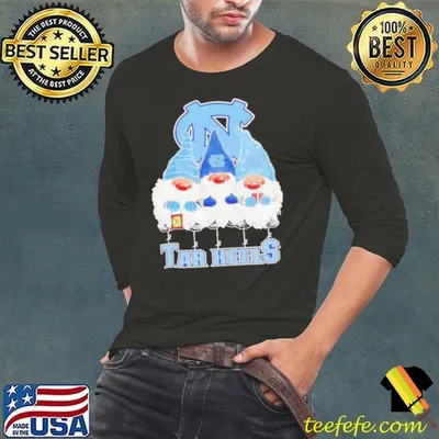 Merry Christmas Gnomies fans of North Carolina Tar Heels shirt