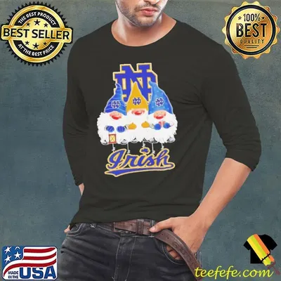 Merry Christmas Gnomies fans of Notre Dame Fighting Irish shirt