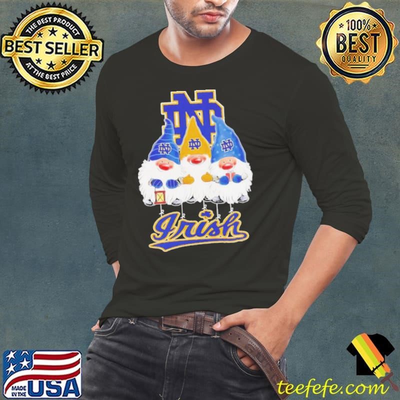 Merry Christmas Gnomies fans of Notre Dame Fighting Irish shirt