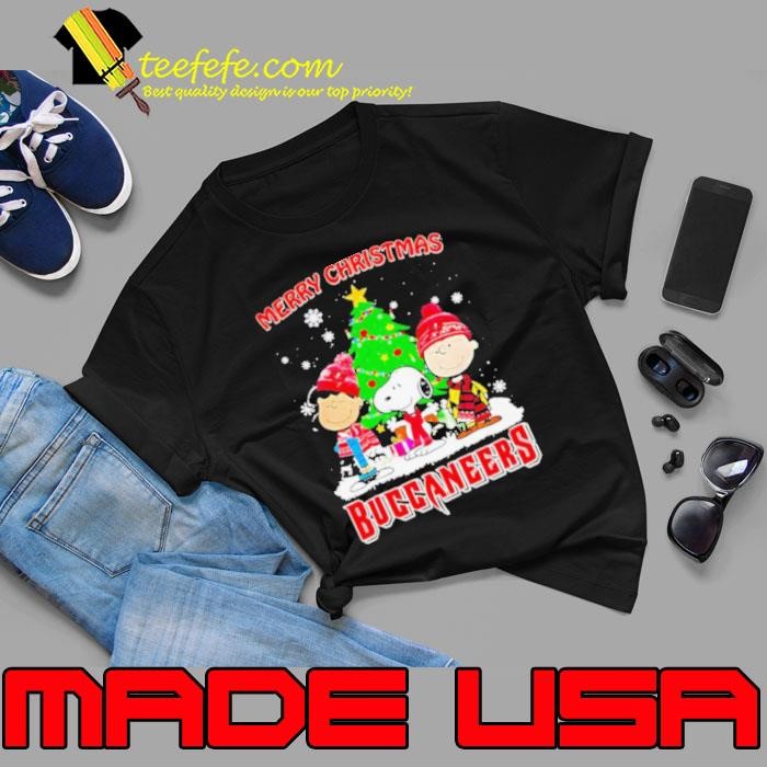 Merry Christmas Tampa Bay Buccaneers X Peanuts characters 2024 Unisex