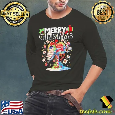 Merry Christmas postal worker shirt