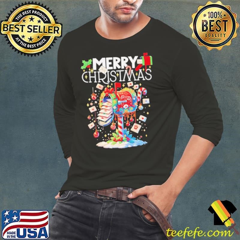 Merry Christmas postal worker Long Sleeve Tee