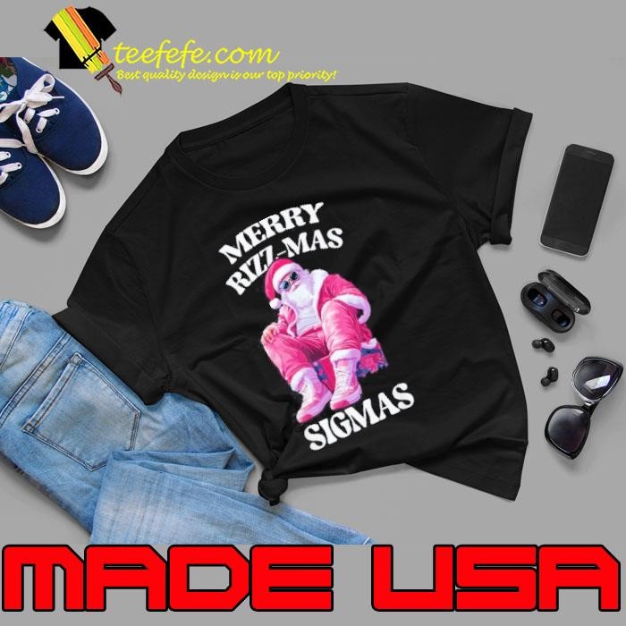 Merry Rizzmas Sigmas Santa Rizzler Youth Kids Teen Unisex