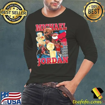 Michael Jordan 6-Time Championship American former professional basketball T-Shirt