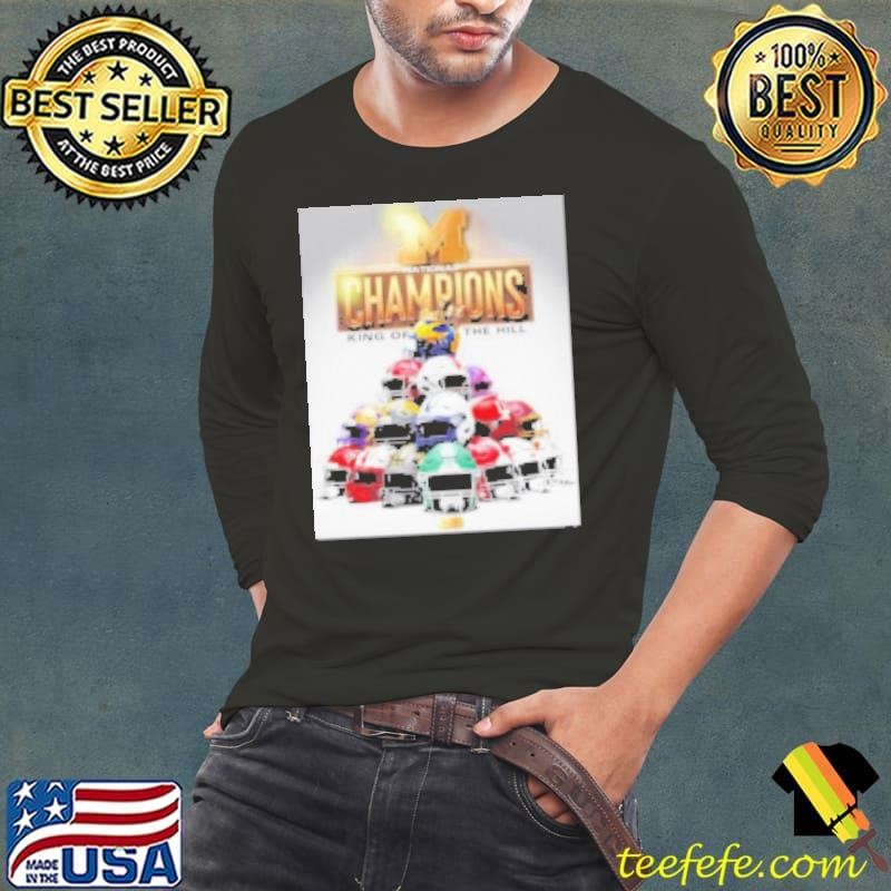 Michigan Wolverines national Champions king of the helmet hill Shirt