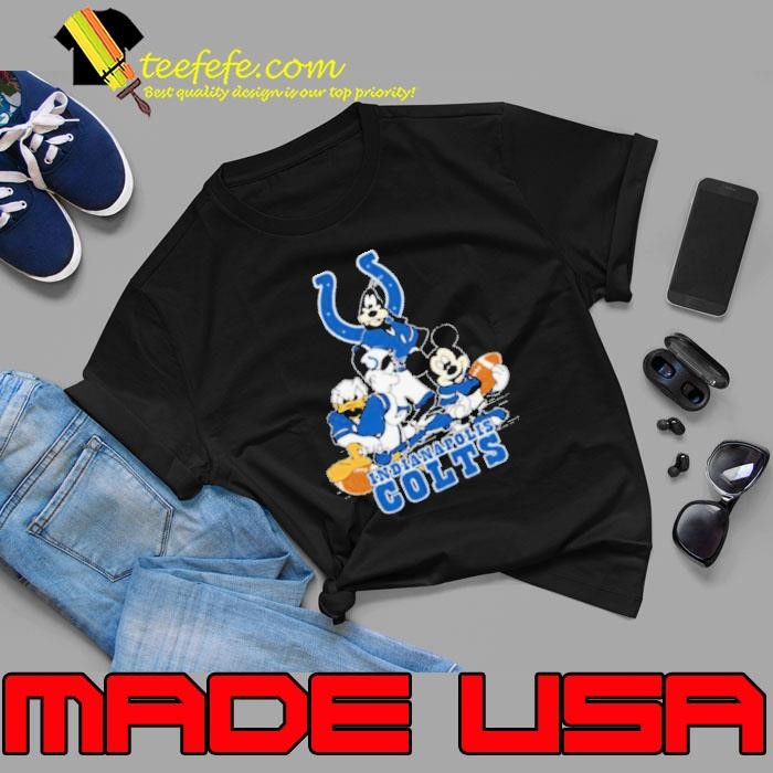Mickey Friends Indianapolis Colts Tee Disney Inspired Game Day Football NFL Unisex