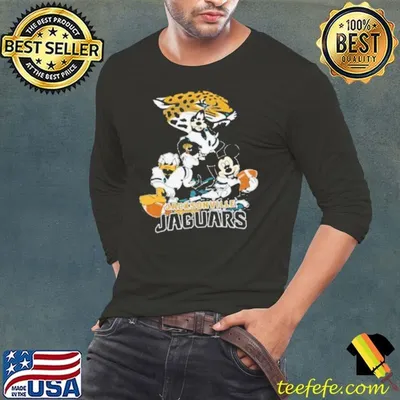 Mickey Friends Jacksonville Jaguars Tee Disney Inspired Game Day Football NFL Shirt