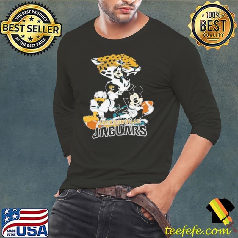 Mickey Friends Jacksonville Jaguars Tee Disney Inspired Game Day Football NFL Shirt