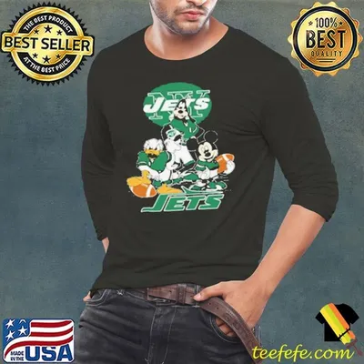 Mickey Friends New York Jets Tee Disney Inspired Game Day Football NFL Shirt