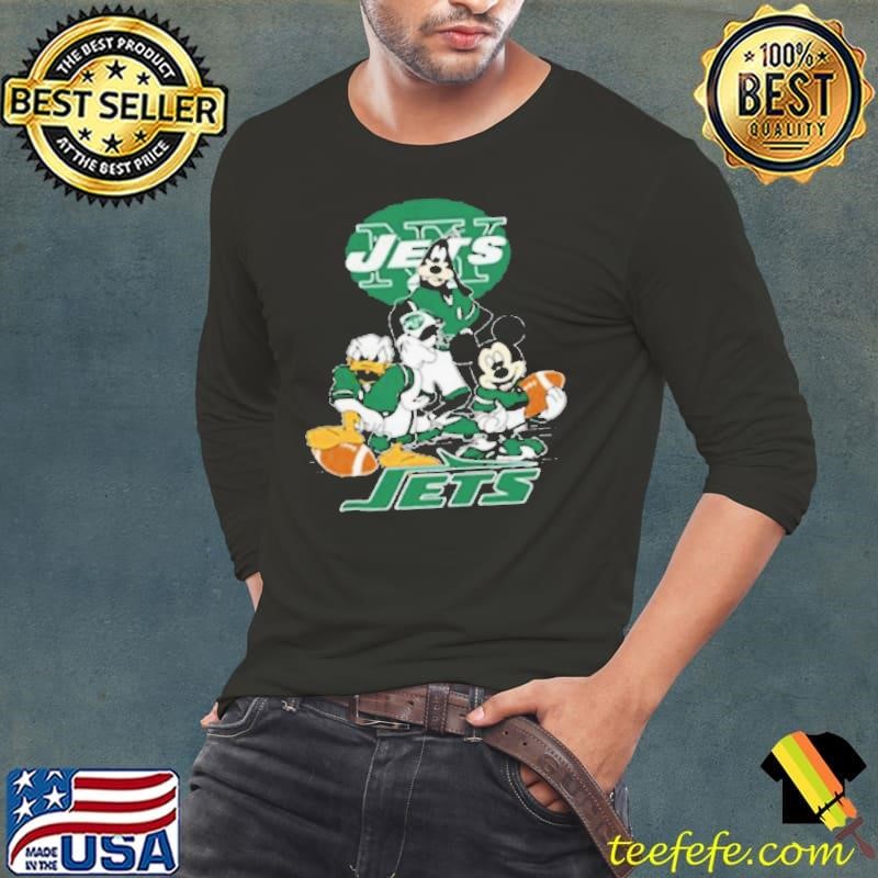 Mickey Friends New York Jets Tee Disney Inspired Game Day Football NFL Shirt