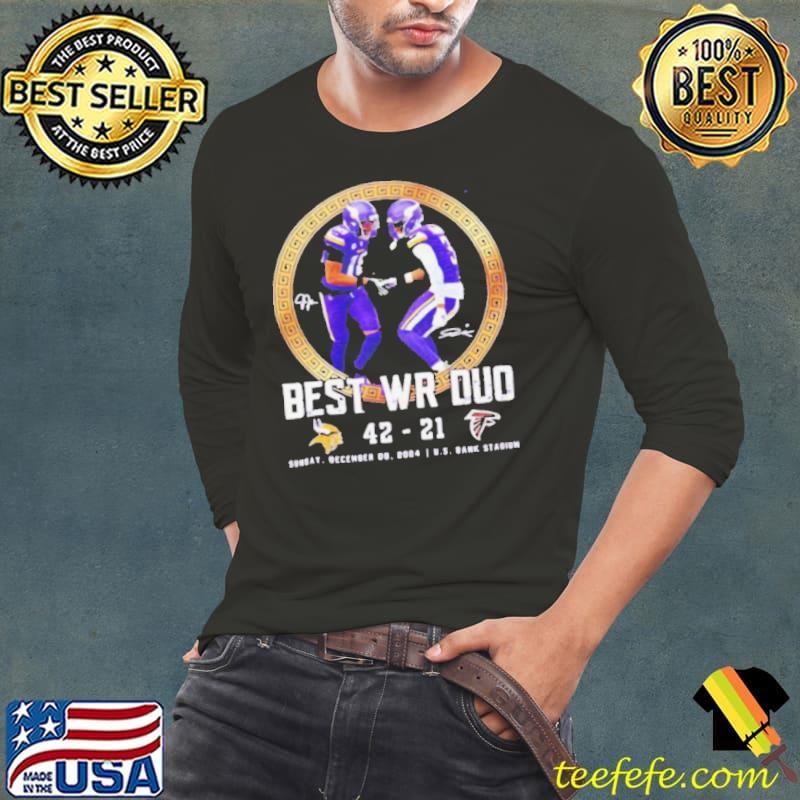 Minnesota Vikings best Wr Duo 42 21 score Long Sleeve Tee