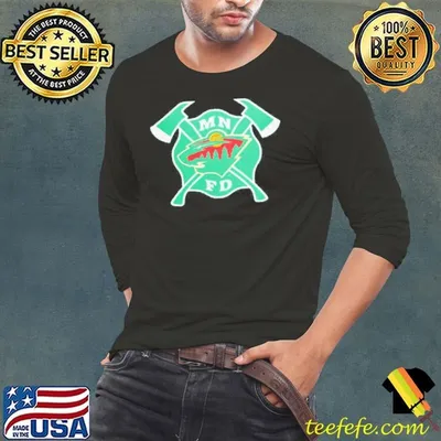 Minnesota Wild Hockey Protect Our State Firefighter Appreciation Shirt