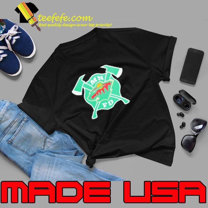 Minnesota Wild Hockey Protect Our State Firefighter Appreciation Unisex