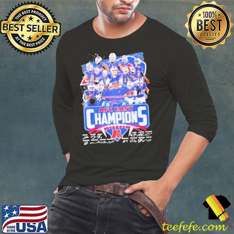 NFL Buffalo Bills 2024 AFC East Champions Long Sleeve Tee